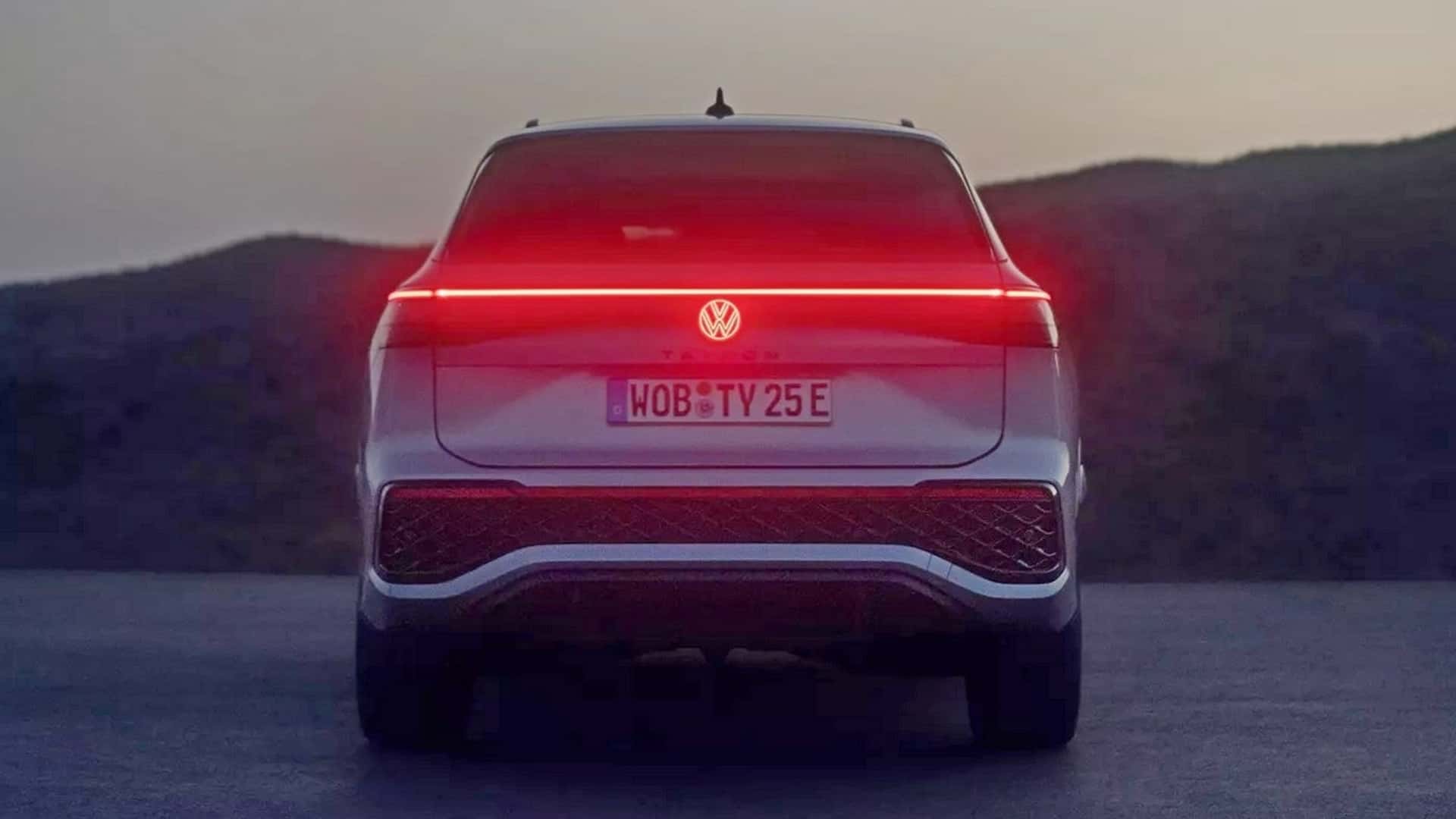 teaser revela detalhes do Volkswagen Tayron - Foto: Reprodução