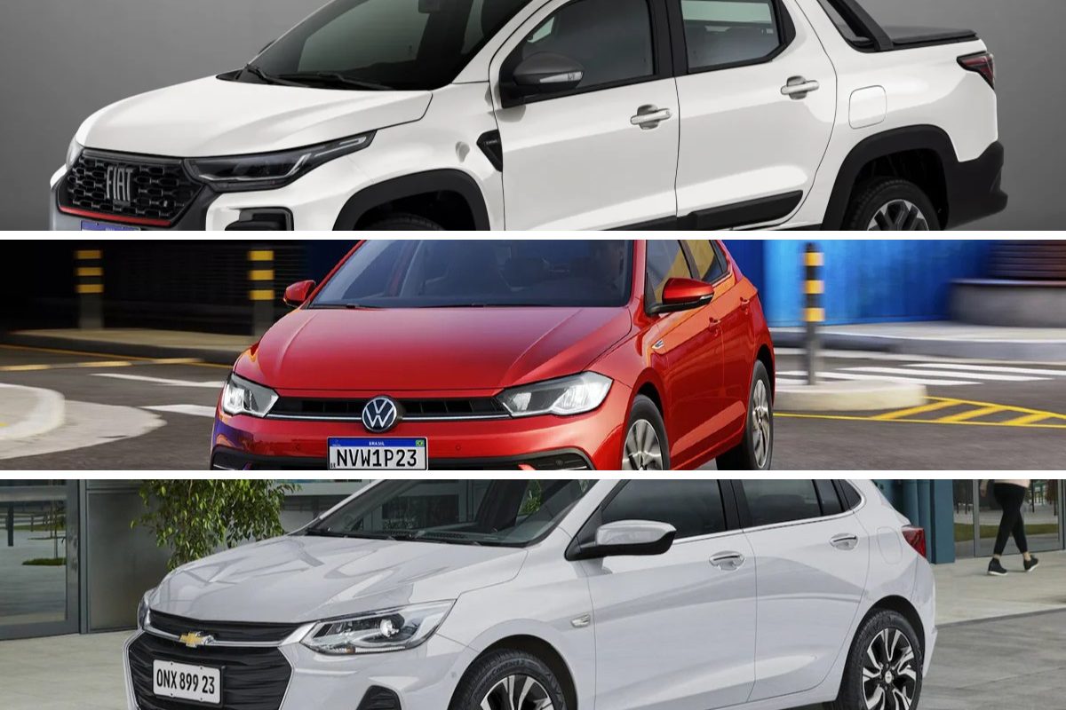 Top 5 dos carros mais vendidos do Brasil não tem SUVs