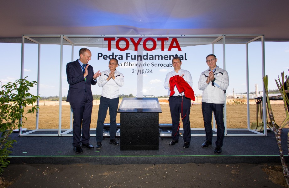 Toyota lança pedra fundamental de sua segunda fábrica em Sorocaba