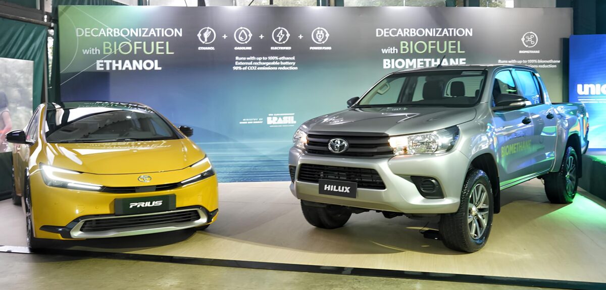 Toyota Hilux movida a biogás