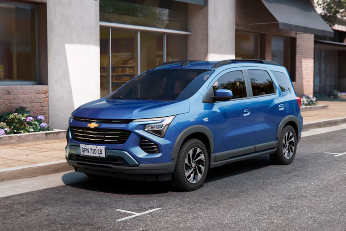 Chevrolet Spin  é um SUV de sete lugares - Foto: divulgação