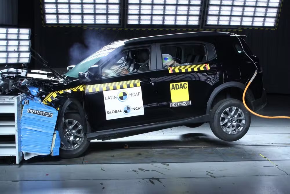 C3 Aircross – Carro popular entre os brasileiros recebe 0 estrela em teste de segurança – Foto: Latin NCAP