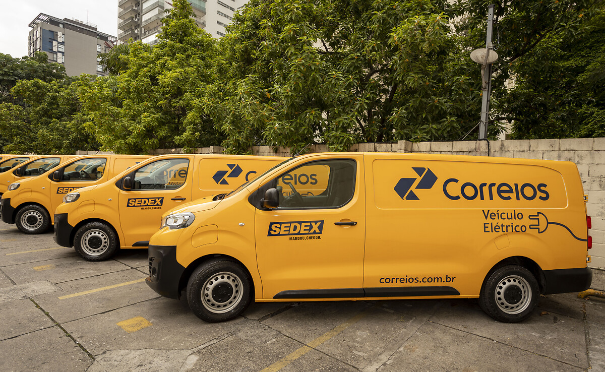 Peugeot Expert Elétrico dos Correios – Foto: Divulgação