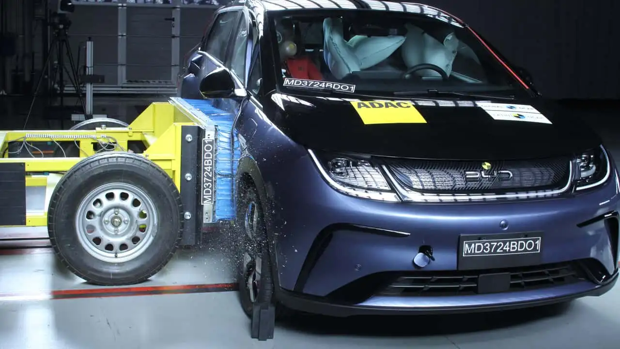 BYD Dolphin Plus alcança pontuação alta no Latin NCAP - Foto Latin NCAP