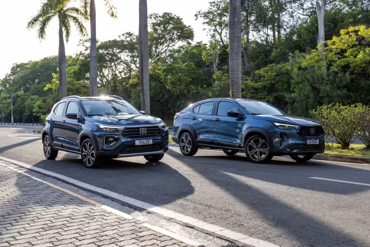 Fiat Pulse e Fastback híbridos — Foto: divulgação/Stellantis