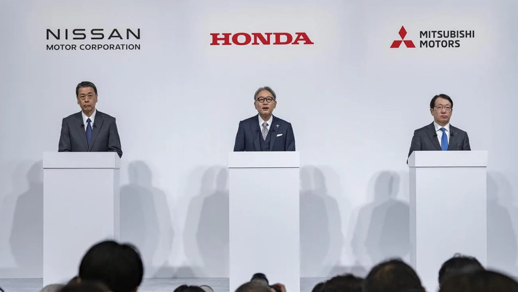 Honda, Nissan e Mitisubishi podem se fundir em 2026 — Foto: Divulgação