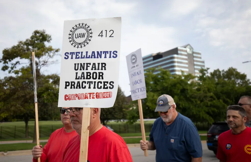 Greve da Stellantis em junho – Foto: Getty images