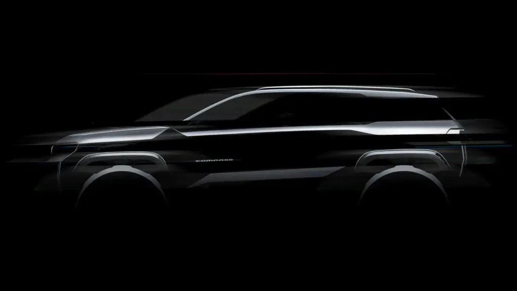 Jeep Compass elétrico Teaser - Foto: Divulgação