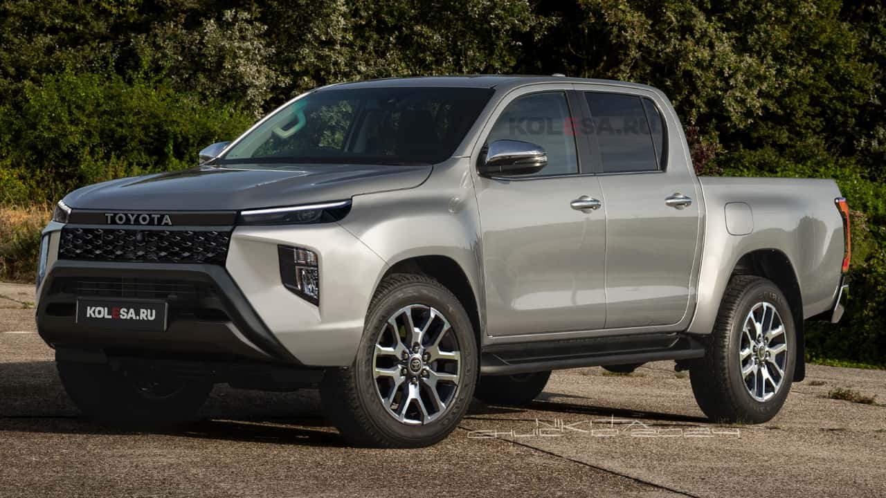 Projeção Toyota Hilux 2026 - Imagem: @Kelsonic