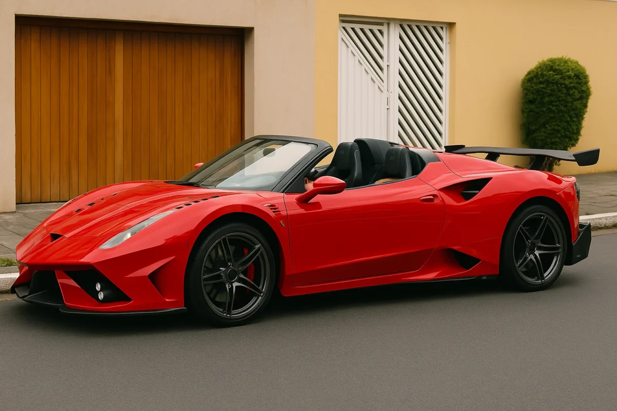 Ferrari brasileira usa base de Ford Ka e tem peças de Celta, mas custa R$ 100 mil