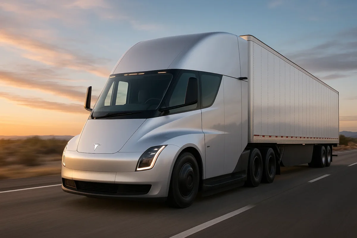 Elon Musk confirma e Tesla deverá produzir Semi, novo caminhão elétrico, ainda em 2025