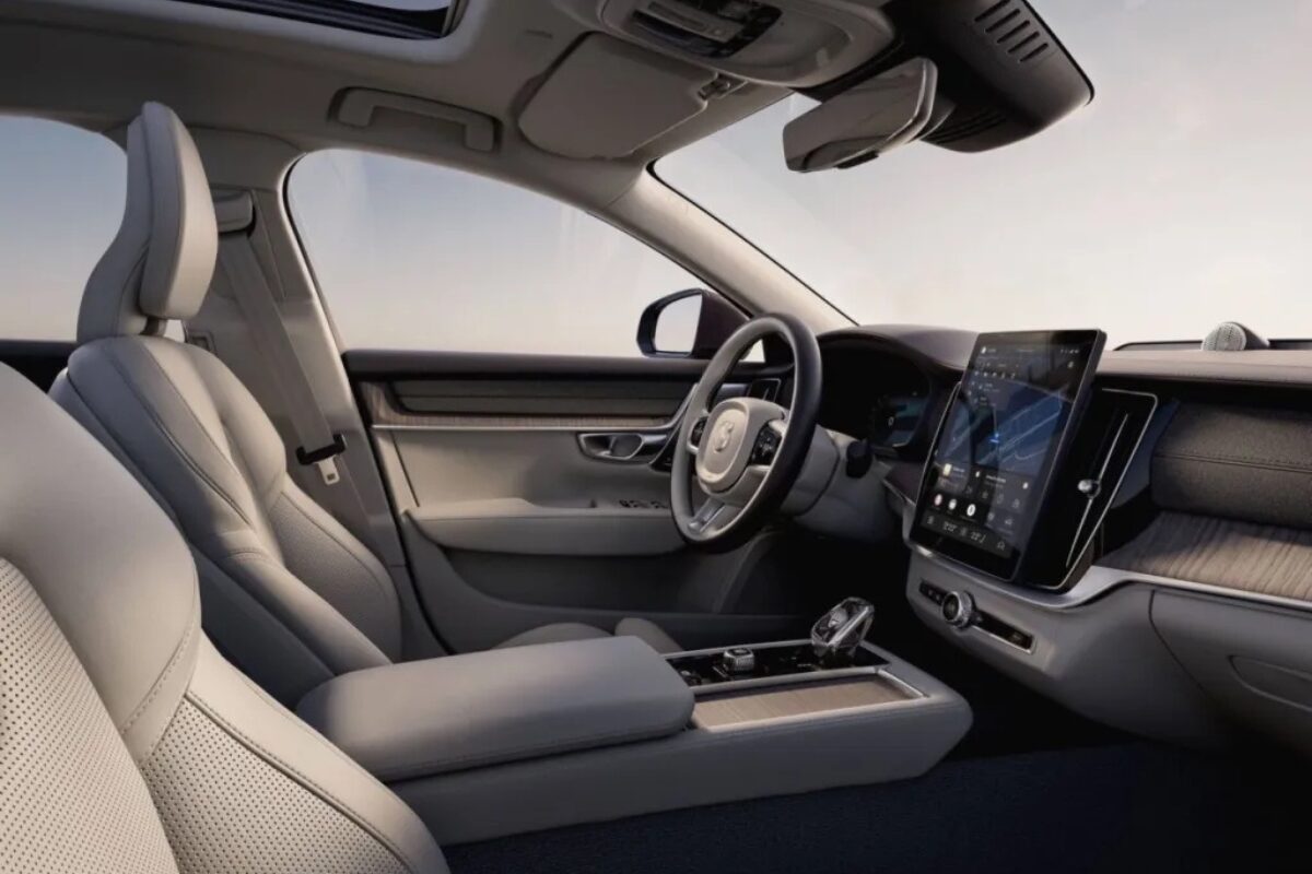 Interior do Volvo S90 2026 - Foto: divulgação