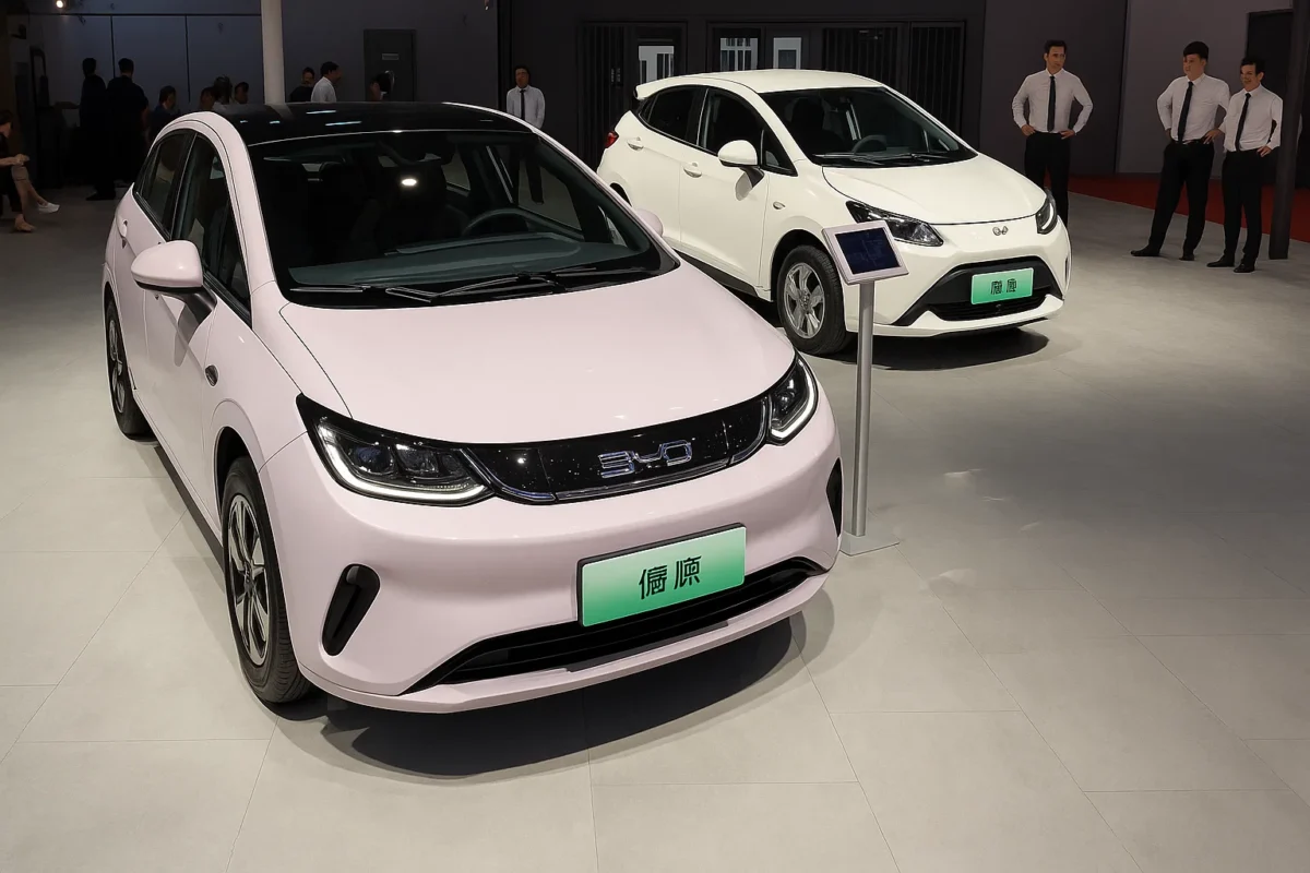 BYD Dolphin e Dolphin Mini perdem tela giratória e ganham novos botões físicos
