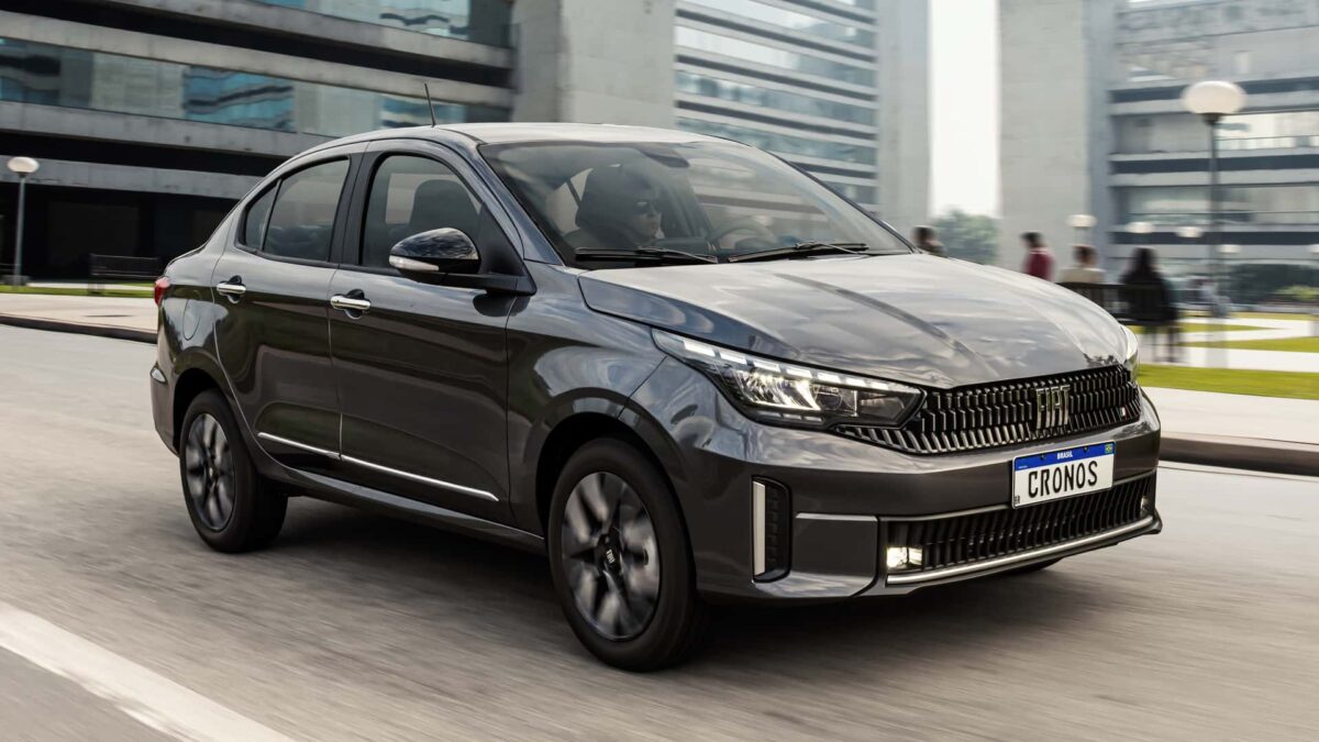 Fiat Cronos Drive 2026 é o sedã automático mais barato do Brasil