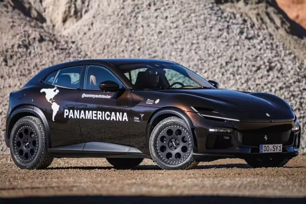 Alemão transforma Ferrari de R$ 7 milhões em off road para cruzar as américas