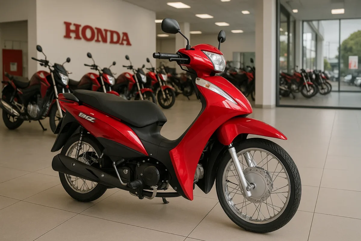 Quanto custa financiar uma Honda Biz 125 ES com entrada de R$ 1.500?