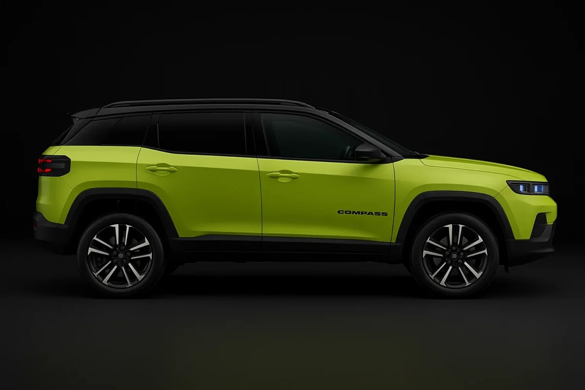 Nova geração do Jeep Compass tem cor inédita, mas não deve vir ao Brasil