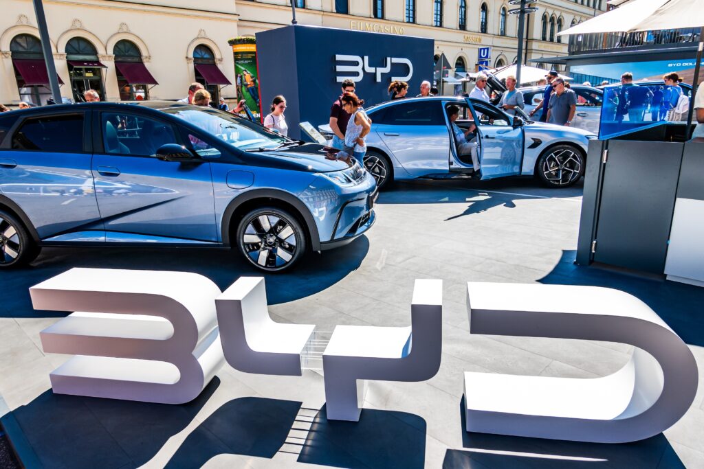 Recentemente, a BYD comprou uma distribuidora alemã - Foto: Shutterstock 