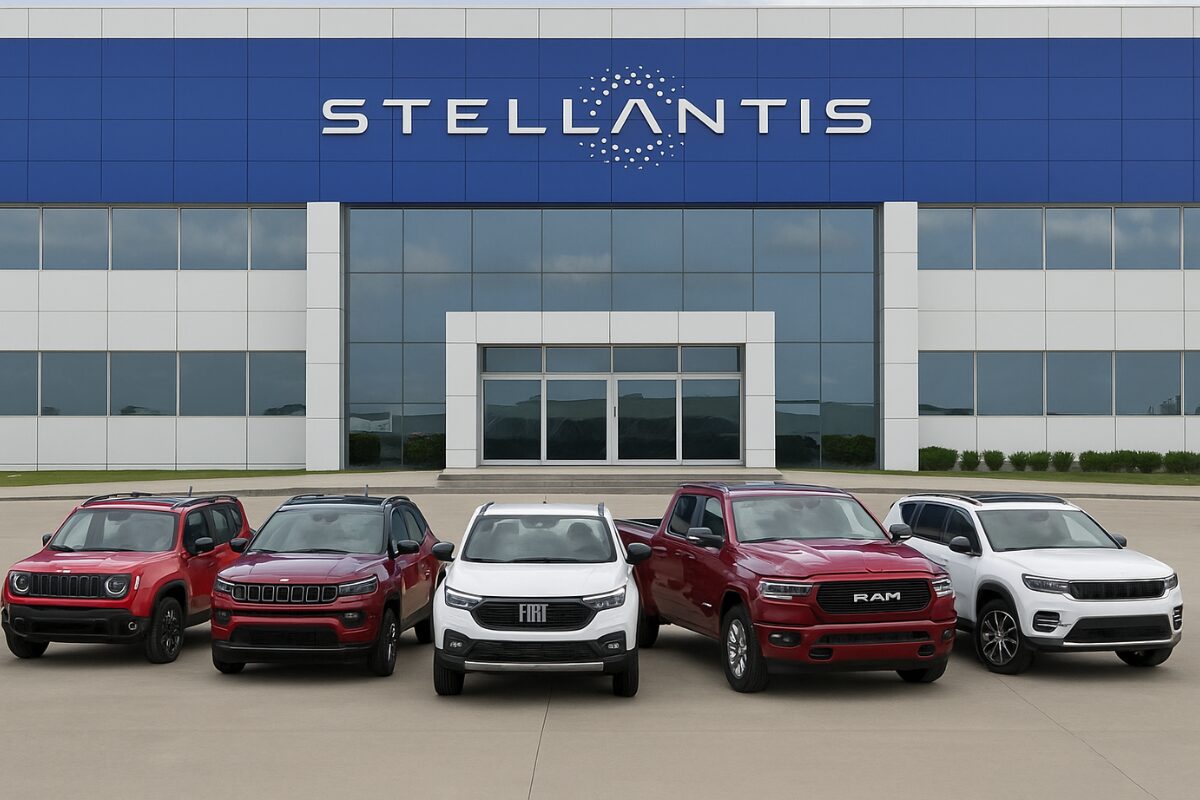 Carros da Stellantis - Imagem gerada por IA - Foto: Garagem360