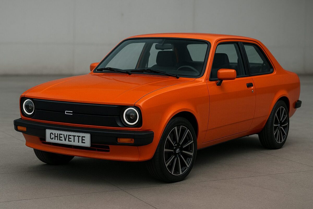 Chevette elétrico - imagem gerada por I.A para o Garagem360