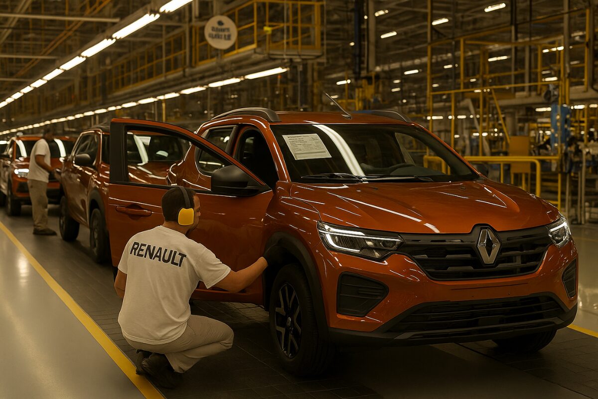 Fábrica da Renault - Imagem gerada por IA - Foto: Garagem360