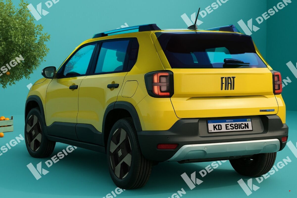 Fiat Panda Argo – Projeção feita por Kleber Silva do KDesign AG – Foto: divulgação