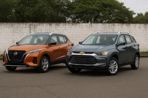 Carros 1.0 em 2025? Nissan Kicks e Chevrolet Tracker estreiam em breve no mercado