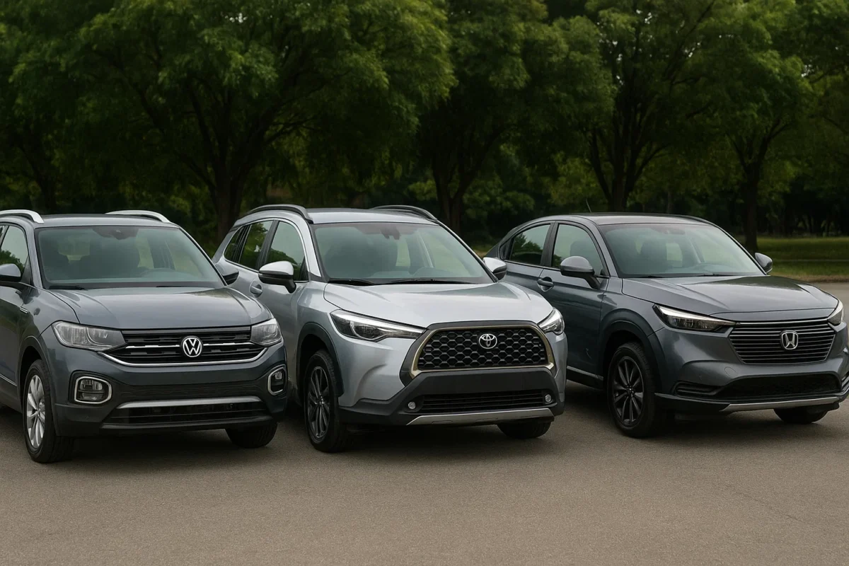 Os 10 SUVs mais vendidos de 2025 – até agora