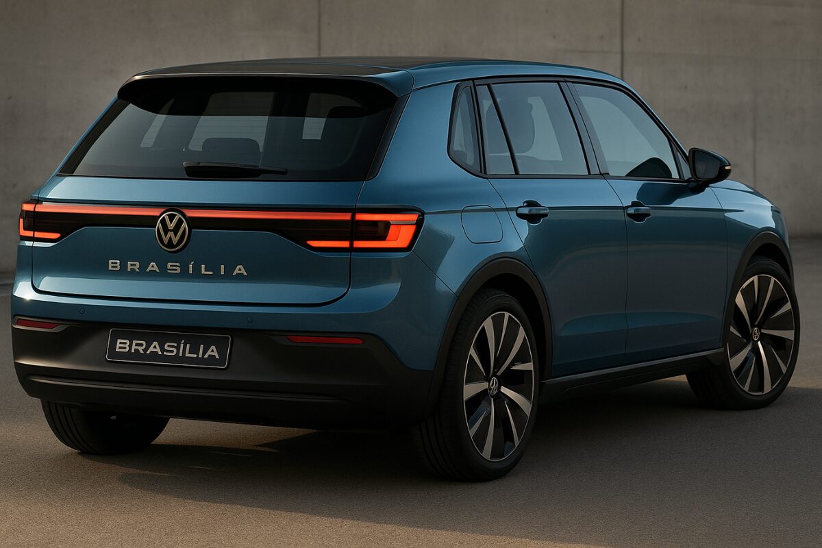 Volkswagen Brasília elétrica - Imagem gerada por IA - Foto: Garagem360