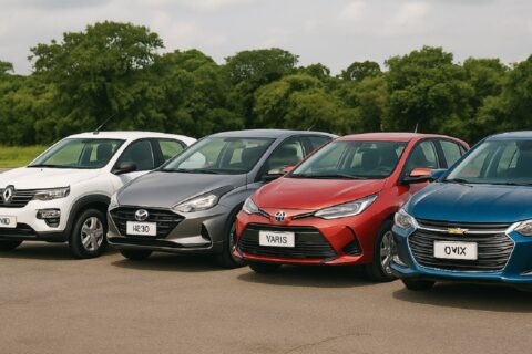 Top 10 carros automáticos mais econômicos no Brasil em 2025