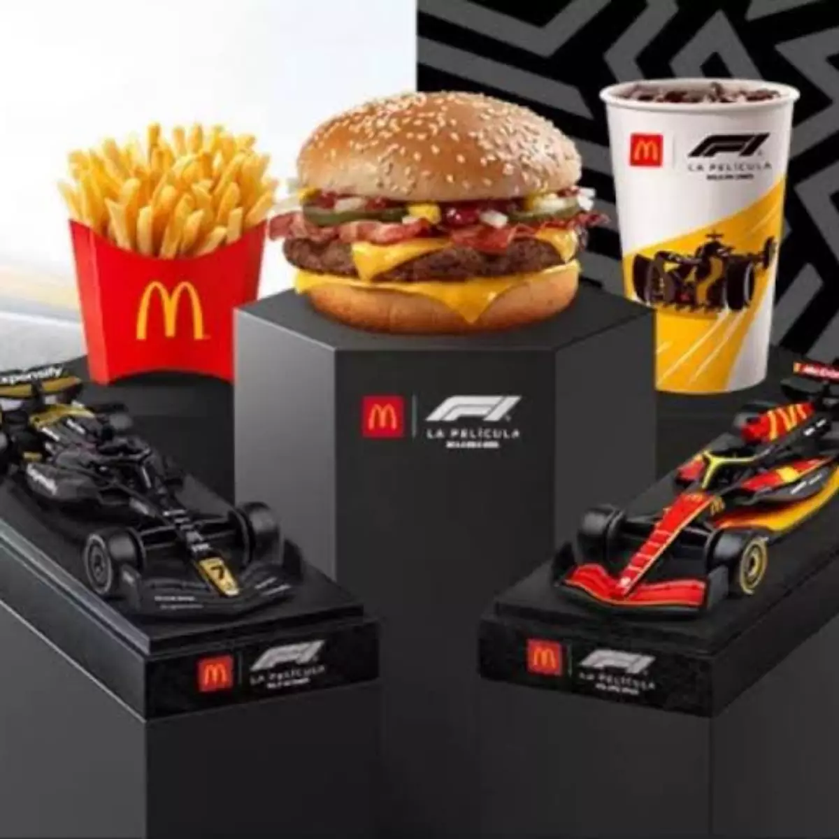 F1: McDonald’s revela preço das miniaturas dos carros do filme
