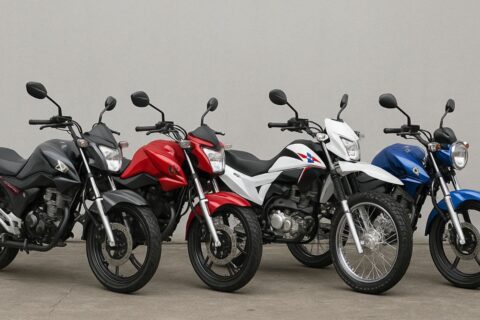Essas são as 5 motos 0km até R$ 20 mil mais vendidas do Brasil em 2025