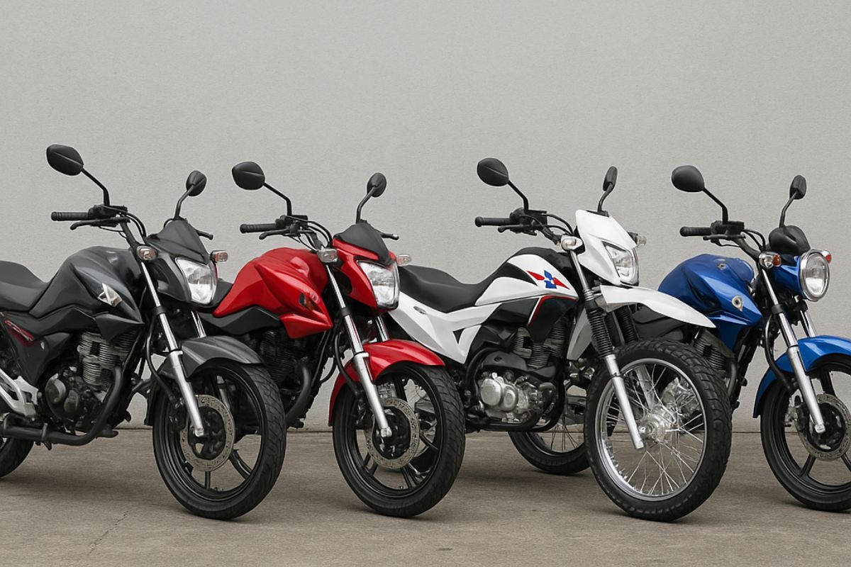 Essas são as 5 motos 0km até R$ 20 mil mais vendidas do Brasil em 2025