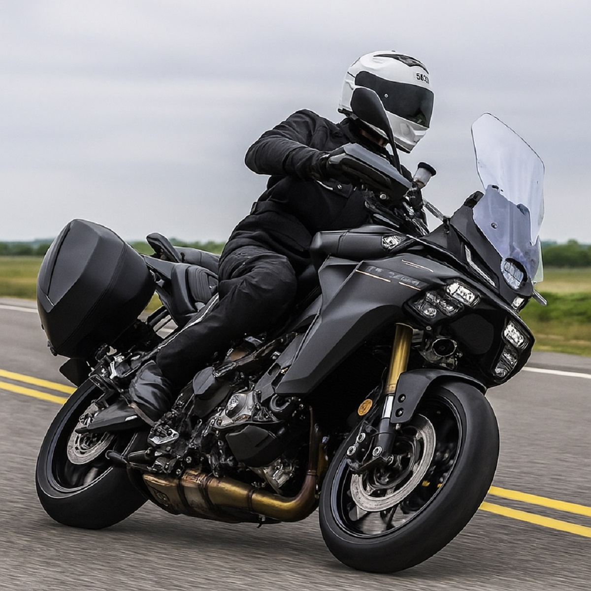 Yamaha inova com tecnologia Audi em nova Moto Tracer 9 GT+