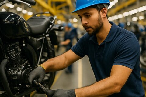 Produção de motos no Brasil bate recorde: mais de 840 mil unidades até maio, a maior desde 2011