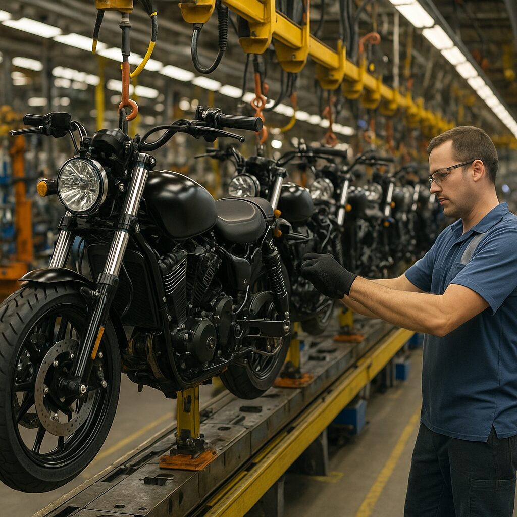 Venda de motos no Brasil bate recorde em 2025; produção se concentra em Manaus