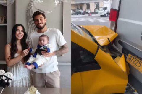 Esposa de jogador do Botafogo sofre acidente de carro em Nova Iorque e perde a memória