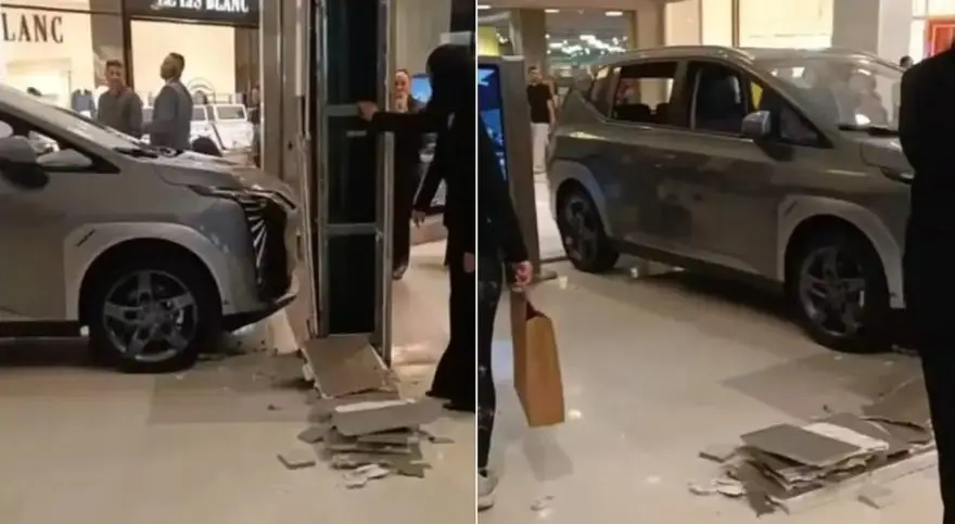Criança bate carro elétrico em SP