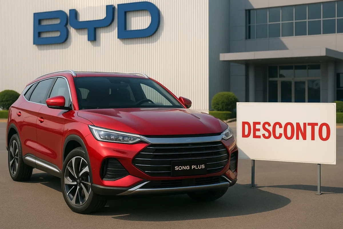 BYD Song Plus tem desconto de R$ 15 mil e fica com preço de Creta