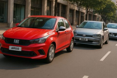 Carros hatches mais vendidos 2025: Polo dispara na liderança e Argo se distancia de Onix e HB20