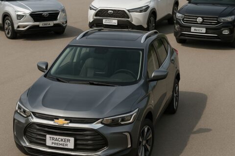 Carros pelo mesmo preço do Tracker Premier 2026: veja o que dá para levar por até R$ 200 mil