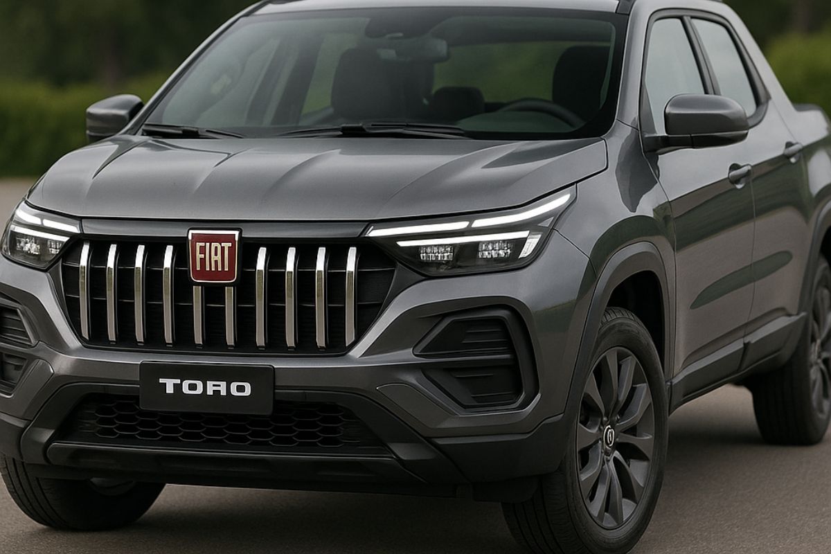Fiat Toro 2026 chega com novo visual e versões híbridas para agitar o mercado; confira as mudanças!