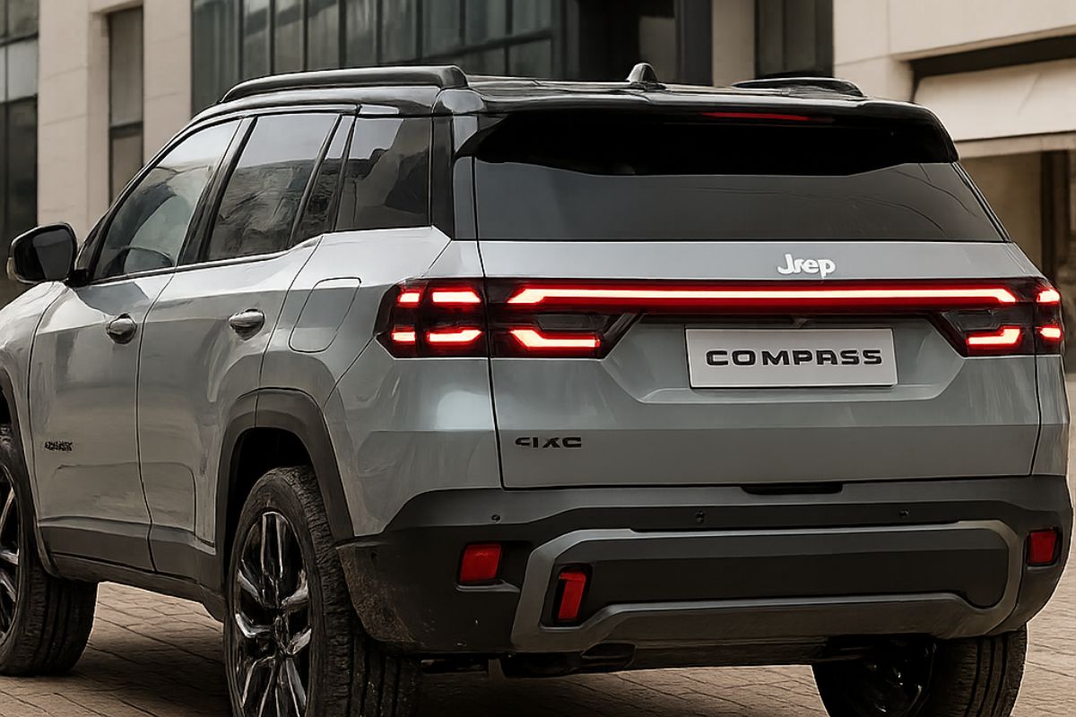 Jeep Compass 4xe aparece em novas fotos e mostra interior “fácil de limpar”