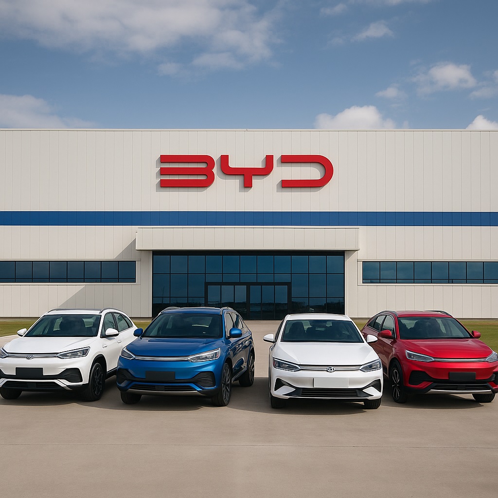Começou: BYD inicia produção de carros elétricos e híbridos na fábrica do Brasil