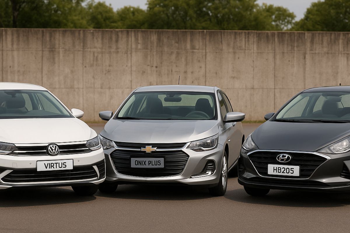 Sedãs mais vendidos em 2025 traz VW Virtus na liderança; confira o ranking