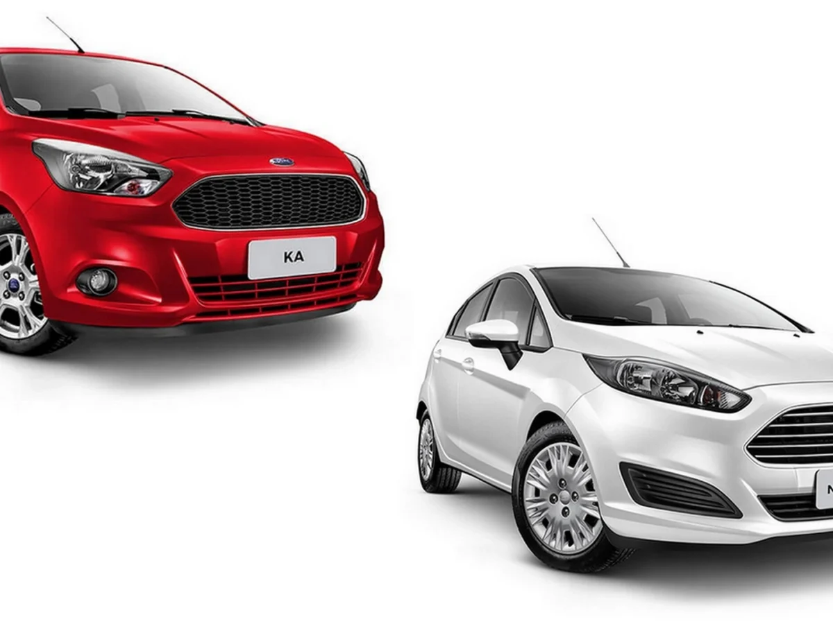 Ford Ka e For Fiesta - Foto: Divulgação