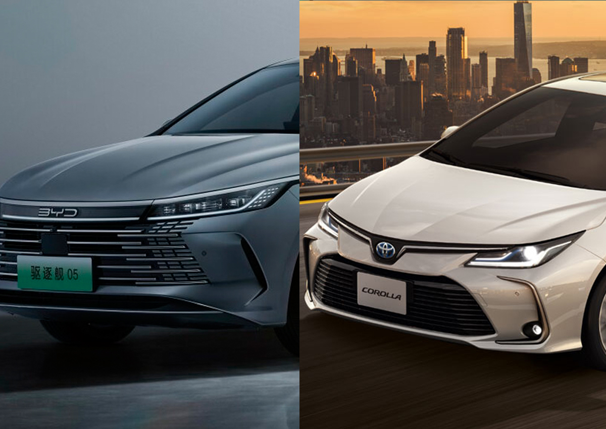 O bem venceu: Toyota Corolla vende quase o triplo do BYD King