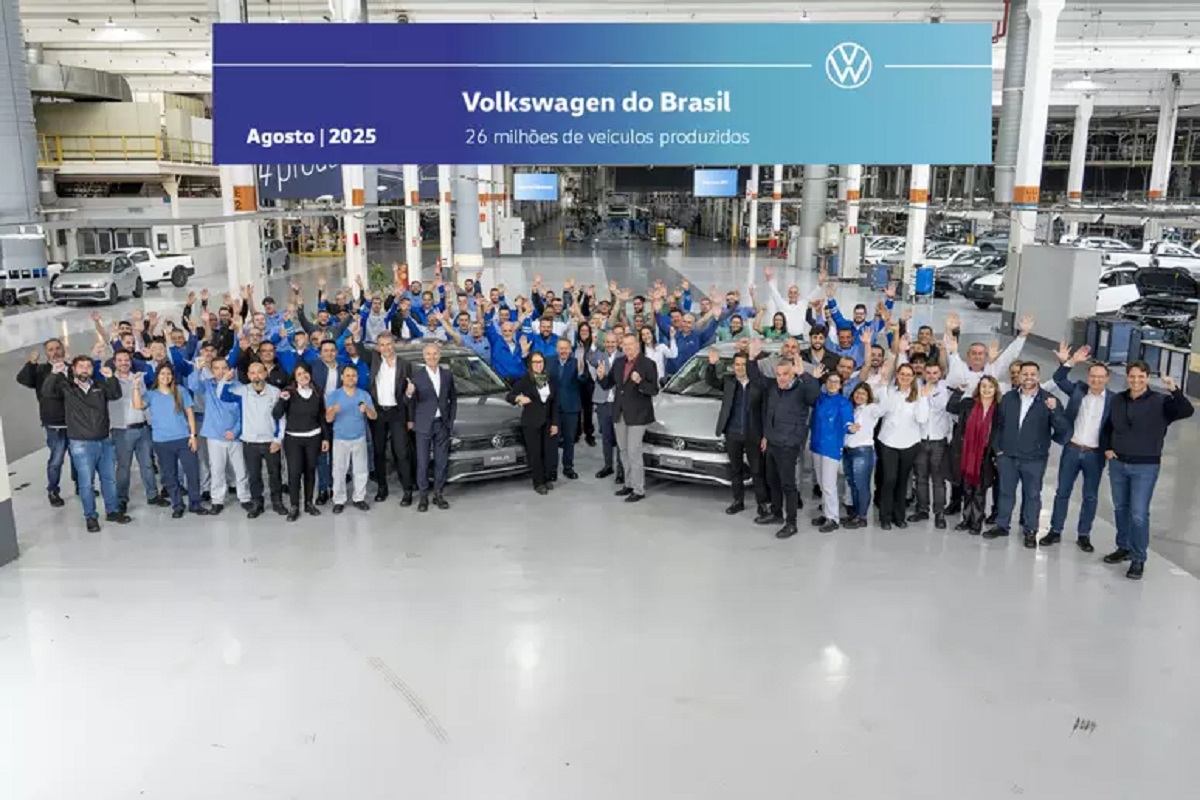 Volkswagen celebra 26 milhões de carros no Brasil e confirma seus primeiros híbridos nacionais