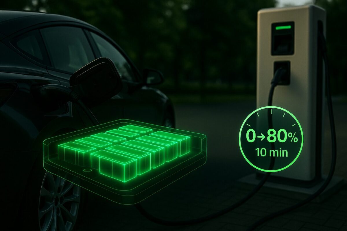 Chegou a solução: Baterias de silício-carbono prometem autonomia de 600 km e carregamento em 10 minutos
