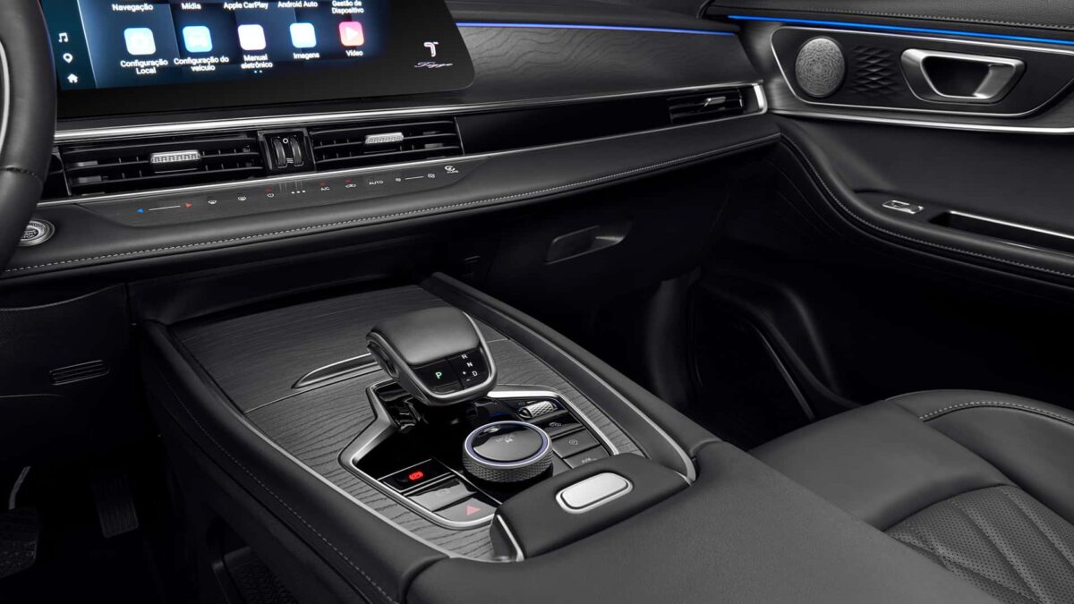 Tiggo 8 interior - Foto: Divulgação